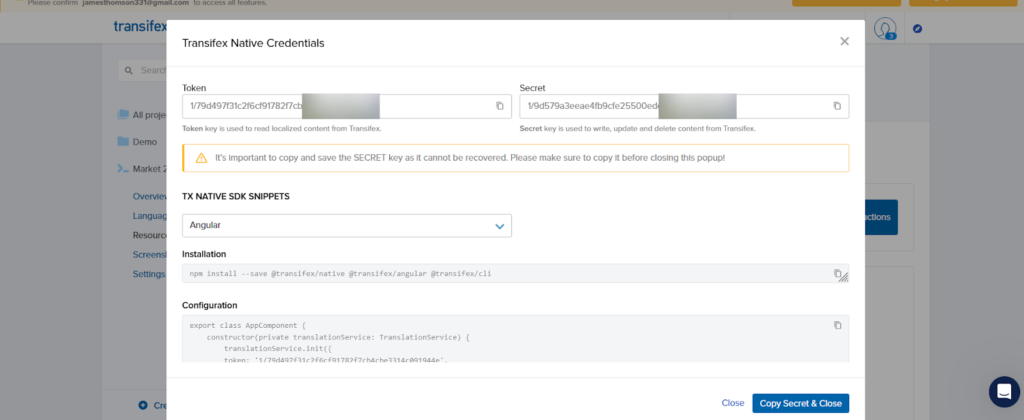 Angular internationalization