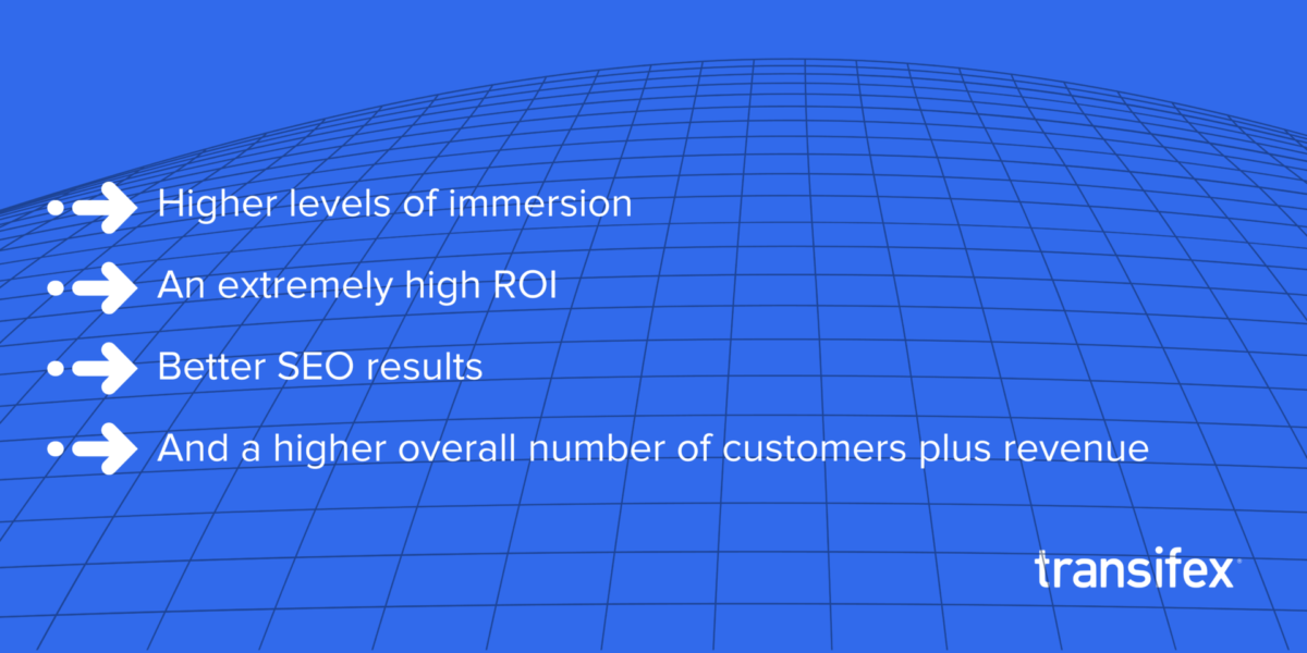 Game localization benefits