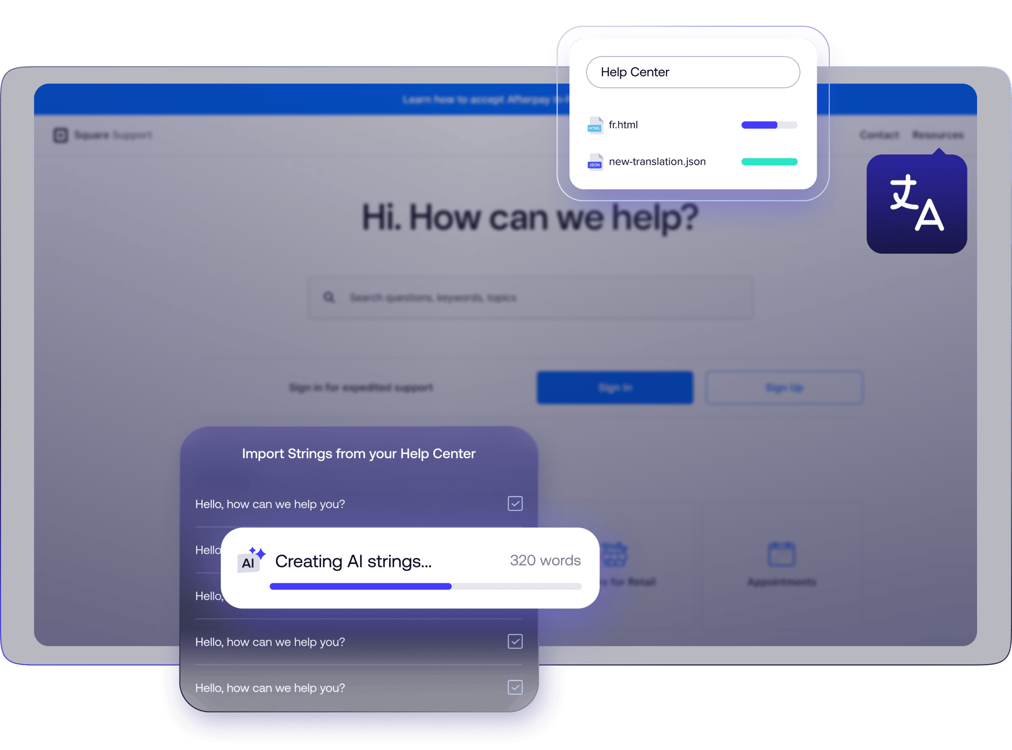 Header - Help Center Localization